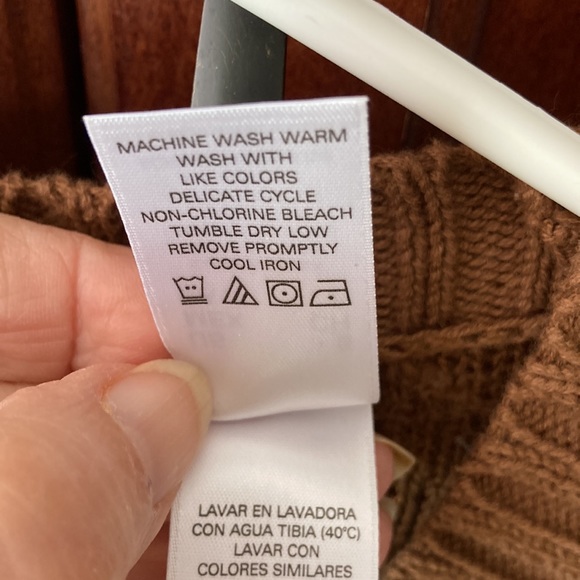 Liz & Co Cropped Cotton Blend Cardigan Size S - Picture 3 of 5